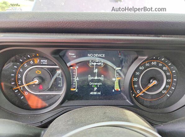 1C6PJTAG3TL156911 2026 JEEP GLADIATOR Purple Widok zestawu wskaźników