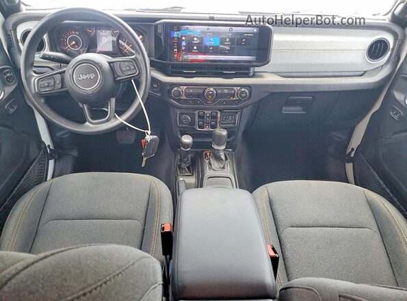 1C6PJTAG5SL503198 2025 JEEP GLADIATOR White Dashboard view