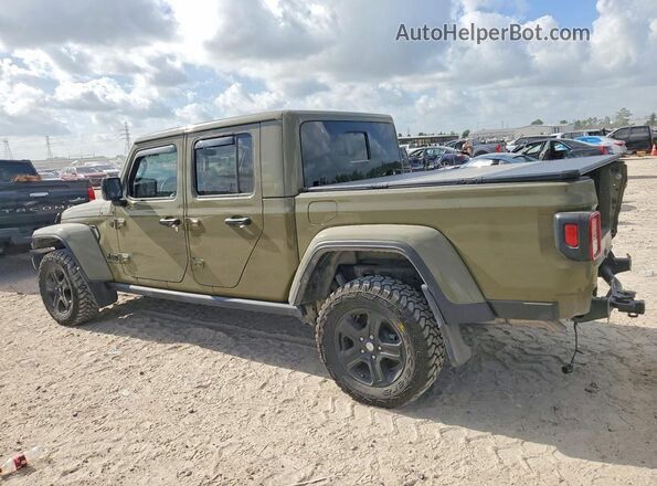 1C6PJTAG6SL506515 2025 JEEP GLADIATOR Green Հետևի ձախ