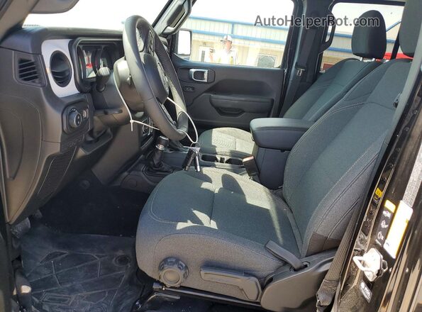 1C6PJTAG6SL535643 2025 JEEP GLADIATOR Black Widok wnętrza z przodu