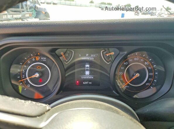 1C6PJTAG6SL535643 2025 JEEP GLADIATOR Black Widok zestawu wskaźników