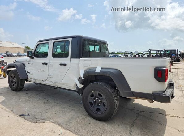 1C6PJTAG8SL545476 2025 JEEP GLADIATOR White უკანა მარცხენა