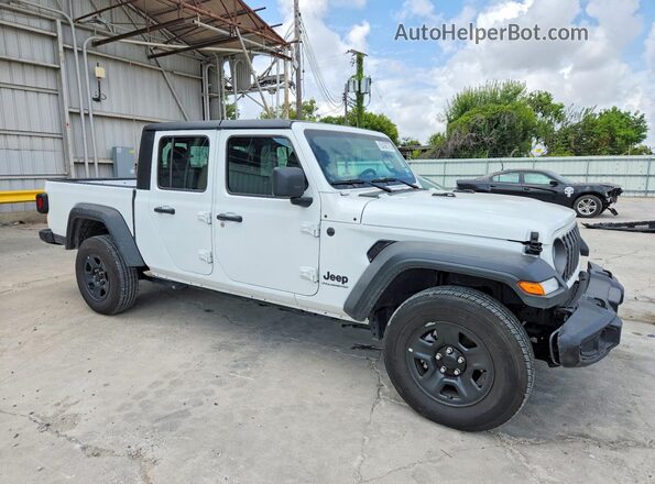 1C6PJTAG8SL545476 2025 JEEP GLADIATOR White წინა მარჯვენა