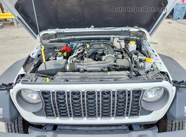 1C6PJTAG8SL545476 2025 JEEP GLADIATOR White უკანა სალონის ხედი