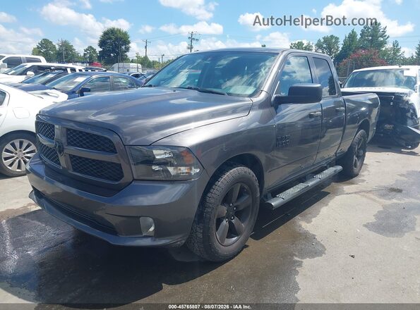 1C6RR6FG1HS723142 2017 RAM 1500 Gray Առջևի ձախ երեք քառորդ տեսարան