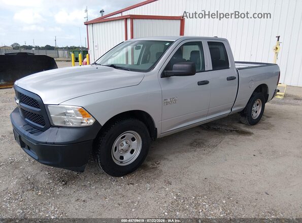 1C6RR6FG3HS824781 2017 RAM 1500 Silver წინა მარცხენა ხედი სამი მეოთხედიდან