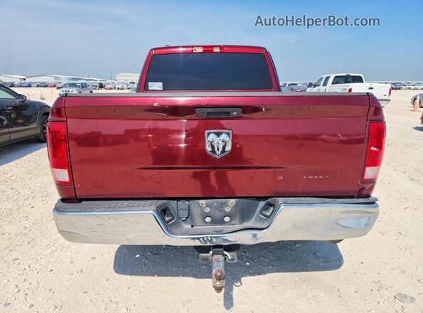 1C6RR6FG3JS299582 2018 RAM 1500 Red Vista trasera