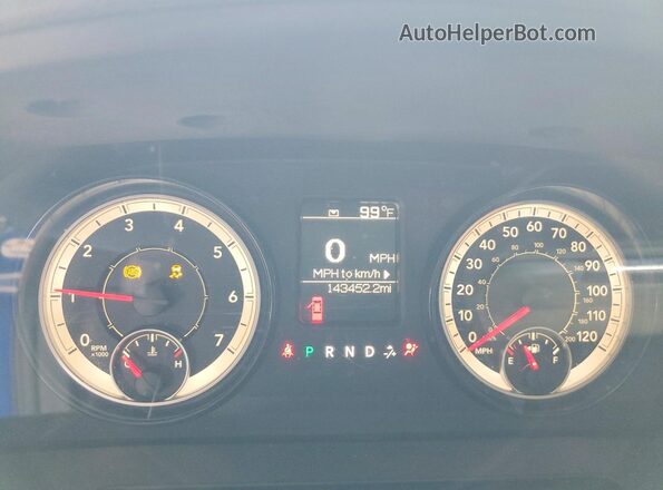 1C6RR6FG3KS633062 2019 RAM 1500 Blue ხელსაწყოთა პანელის ხედი