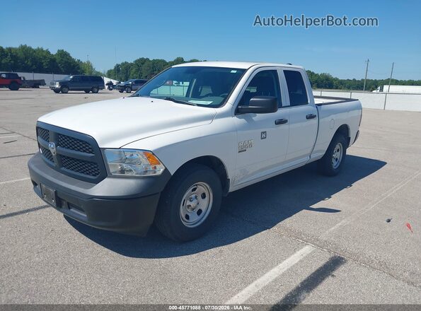 1C6RR6FG5KS621236 2019 RAM 1500 CLASSIC White Առջևի ձախ երեք քառորդ տեսարան