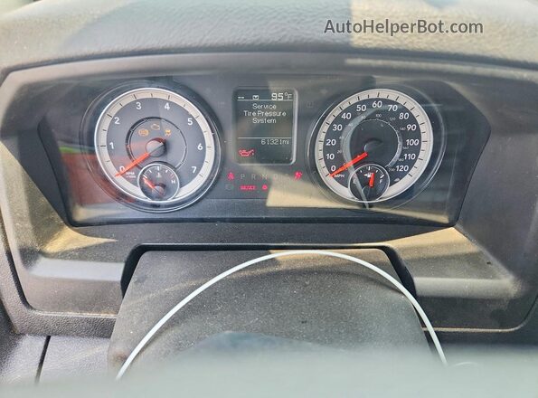 1C6RR6FG5PS594059 2023 RAM 1500 Белый Вид щитка приборов