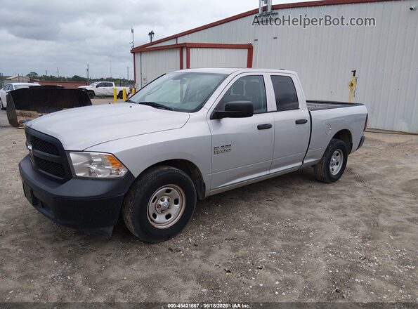 1C6RR6FG6HS833264 2017 RAM 1500 Silver Առջևի ձախ երեք քառորդ տեսարան