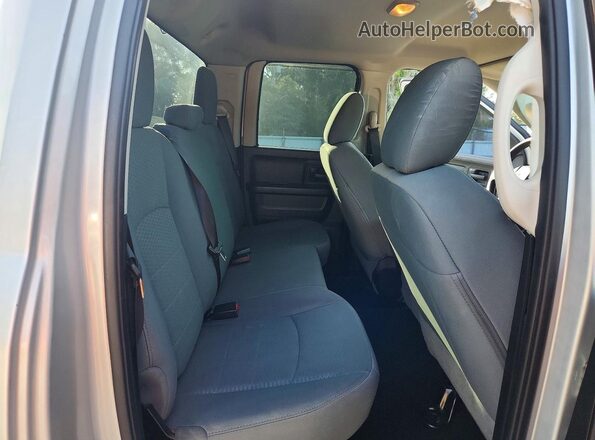 1C6RR6FG7GS107444 2016 RAM 1500 Silver უკანა სავარძლების ხედი