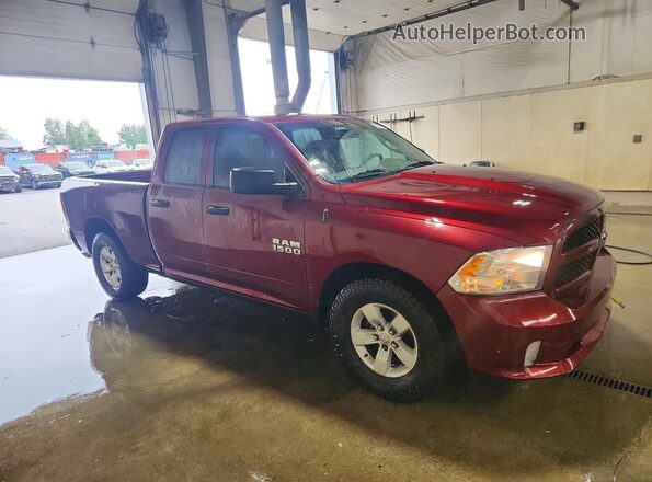 1C6RR6FG7JS139561 2018 RAM 1500 Бордовый Передняя правая четверть