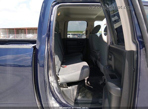 1C6RR6FGXJS290667 2018 RAM 1500 Blue VIN կոդի պիտակի տեսք