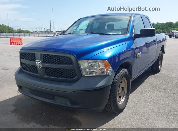 1C6RR6FGXJS290670 2018 RAM 1500 Синий Передняя левая четверть