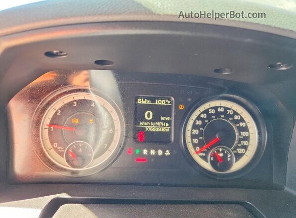 1C6RR6FT3GS404238 2016 RAM 1500 Charcoal Սարքավորումների վահանակի տեսք