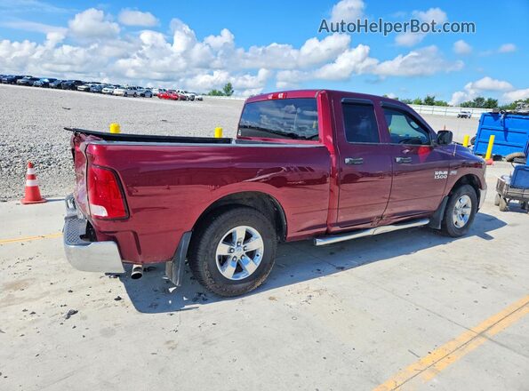 1C6RR6FT5JS292551 2018 RAM 1500 Burgundy Trasero derecho