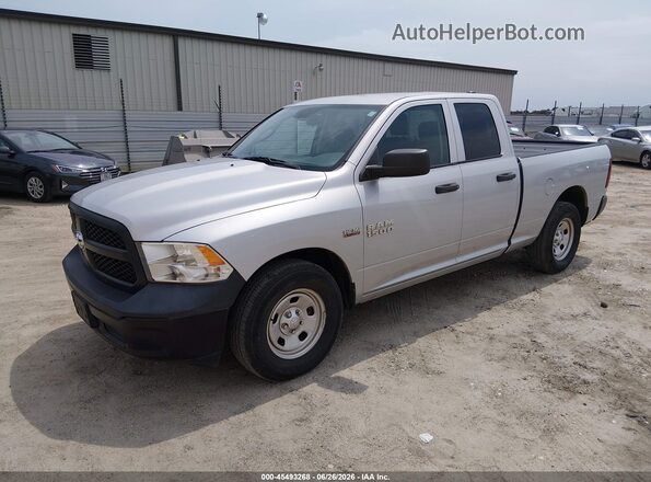 1C6RR6FT7GS299378 2016 RAM 1500 Серебряный Передняя левая четверть
