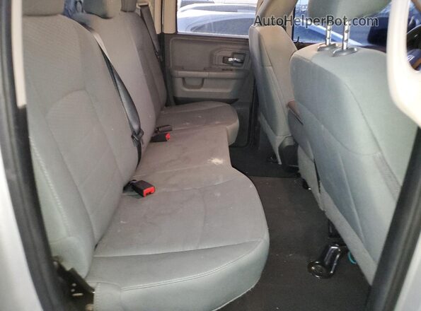 1C6RR6GG0JS105329 2018 RAM 1500 Silver Rear seats view