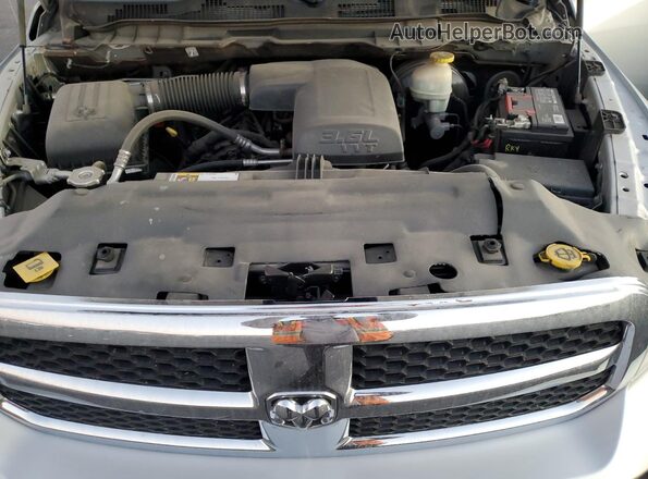 1C6RR6GG0JS105329 2018 RAM 1500 Silver Rear interior view