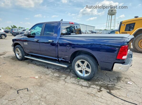 1C6RR6GG2JS205898 2018 RAM 1500 Blue Rear left
