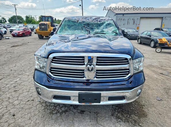 1C6RR6GG2JS205898 2018 RAM 1500 Blue Front view