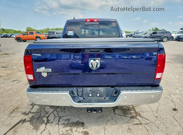 1C6RR6GG2JS205898 2018 RAM 1500 Blue Rear view