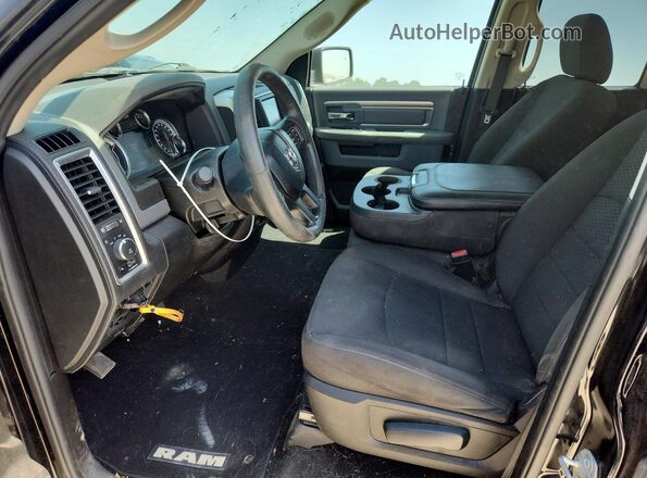 1C6RR6GGXKS676098 2019 RAM 1500 Черный Вид салона спереди