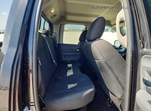 1C6RR6GGXKS676098 2019 RAM 1500 Черный Вид задних сидений