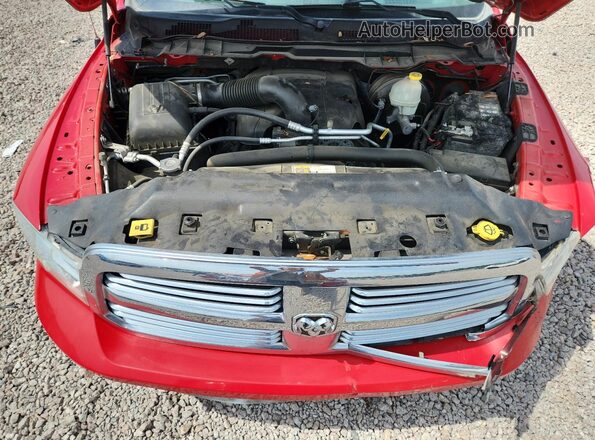 1C6RR6GT2GS274211 2016 RAM 1500 Red Вид задньої частини салону