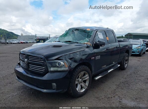 1C6RR6HT1GS381149 2016 RAM 1500 Black Przód lewy