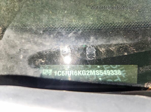 1C6RR6KG2MS549338 2021 RAM 1500 Black ძრავის განყოფილების ხედი