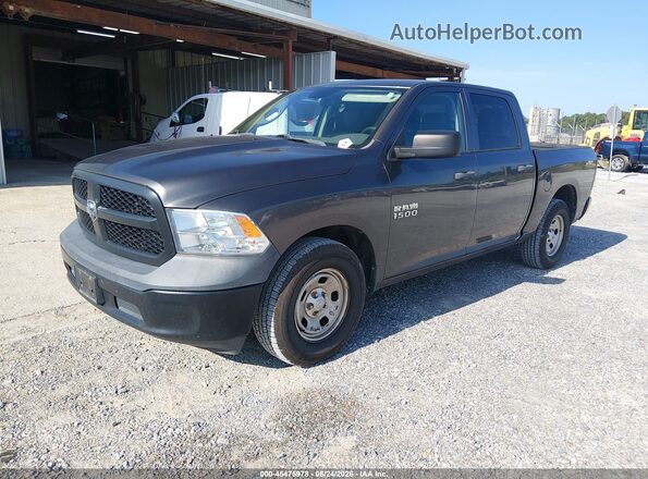 1C6RR6KG3JS317231 2018 RAM 1500 Gray წინა მარცხენა ხედი სამი მეოთხედიდან