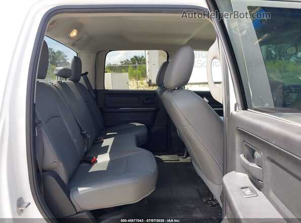 1C6RR6KG4JS303614 2018 RAM 1500 White VIN კოდის სტიკერის ხედი