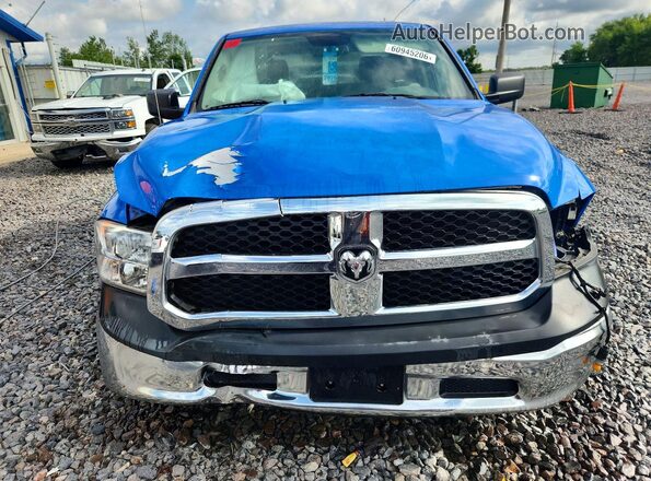 1C6RR6KG7GS283755 2016 RAM 1500 Blue Front view