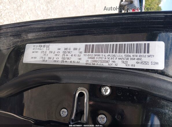 1C6RR6KG7GS355067 2016 RAM 1500 Green ძრავის განყოფილების ხედი
