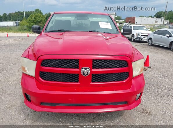 1C6RR6KG8GS155086 2016 RAM 1500 Red წინა ხედი