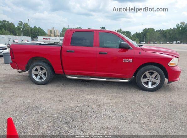 1C6RR6KG8GS155086 2016 RAM 1500 Red უკანა სალონის ხედი