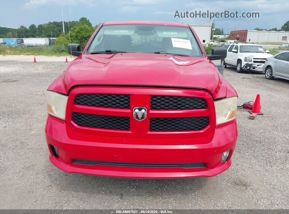 1C6RR6KG8GS155086 2016 RAM 1500 Red ხელსაწყოთა პანელის ხედი