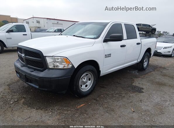 1C6RR6KG8JS169142 2018 RAM 1500 White Առջևի ձախ երեք քառորդ տեսարան