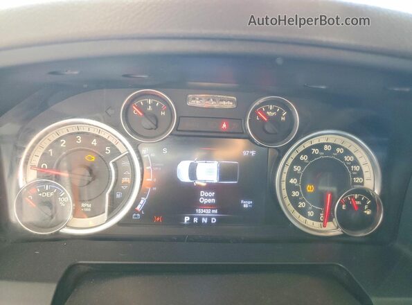 1C6RR6LM0GS214426 2016 RAM 1500 Белый Вид щитка приборов