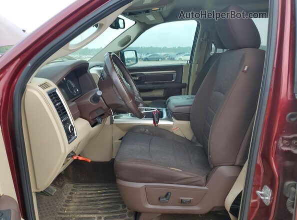 1C6RR6LM0GS263545 2016 RAM 1500 Maroon Вид салону спереду