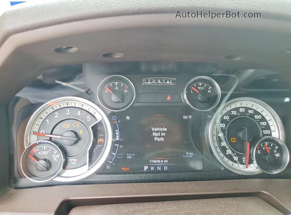 1C6RR6LM0GS263545 2016 RAM 1500 Maroon Вид щитка приладів
