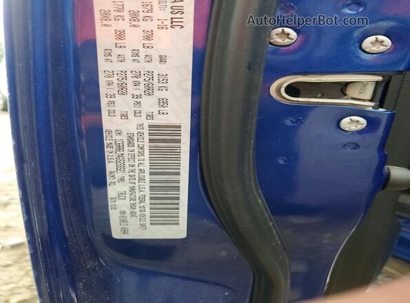 1C6RR6LM4GS233321 2016 RAM 1500 Blue Вид наклейки з VIN-кодом