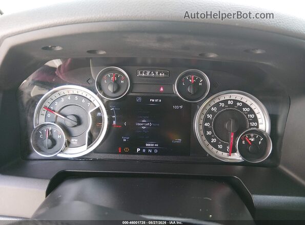 1C6RR6LT0GS210416 2016 RAM 1500 Белый Вид задних сидений