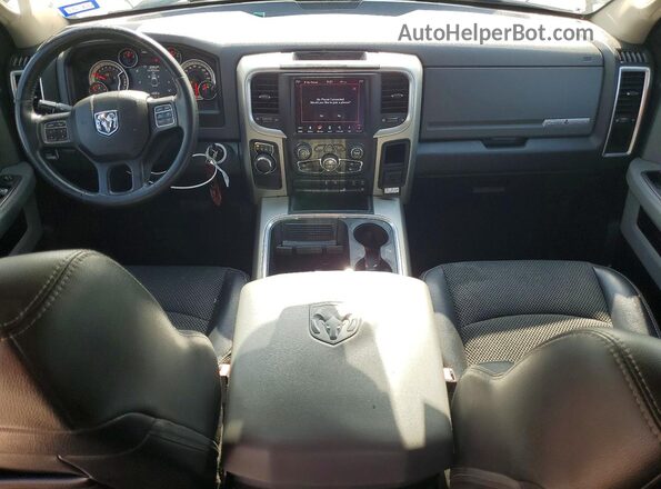 1C6RR6LT1JS210674 2018 RAM 1500 Gray Dashboard view