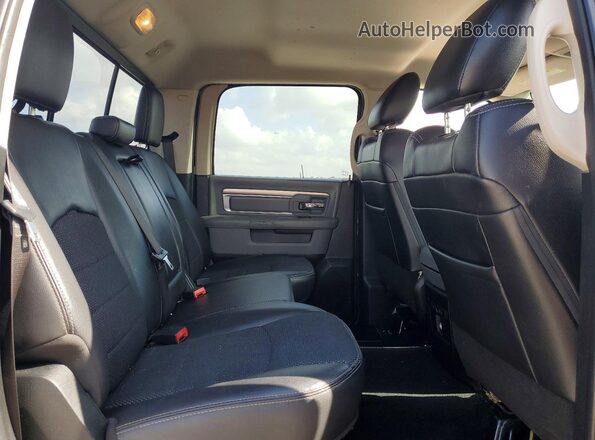 1C6RR6LT1JS210674 2018 RAM 1500 Gray Rear seats view
