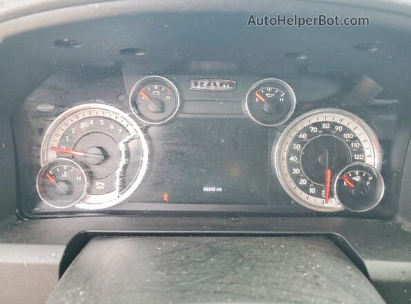 1C6RR6LT4GS155615 2016 RAM 1500 Gray Vista del cuadro de instrumentos