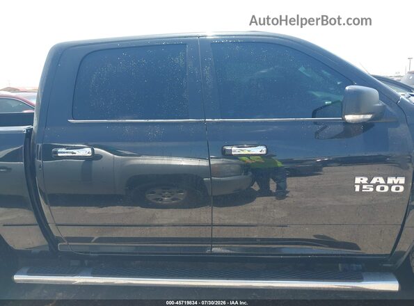 1C6RR6LT4GS394503 2016 RAM 1500 Black Rear interior view