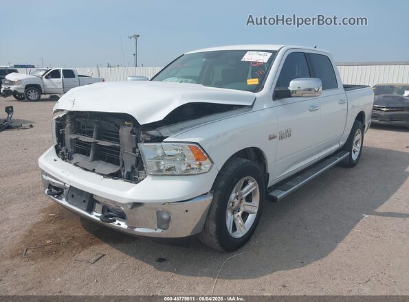 1C6RR6LT5JS119584 2018 RAM 1500 Белый Передняя левая четверть